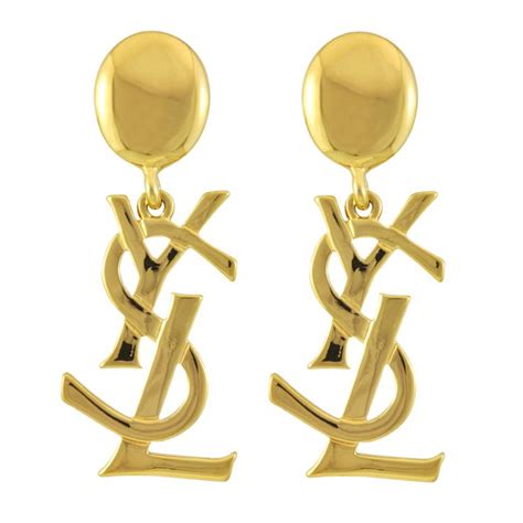 ysl accessories earrings|buy vintage ysl earrings.